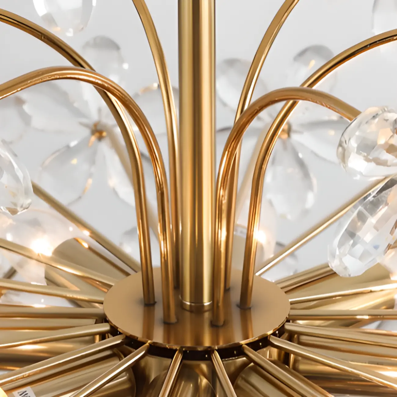 Adjustable Elegant Floral Crystal Chandelier Image - 10 | homeyfad