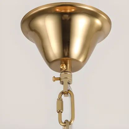 Adjustable Elegant Floral Crystal Chandelier Image - 9