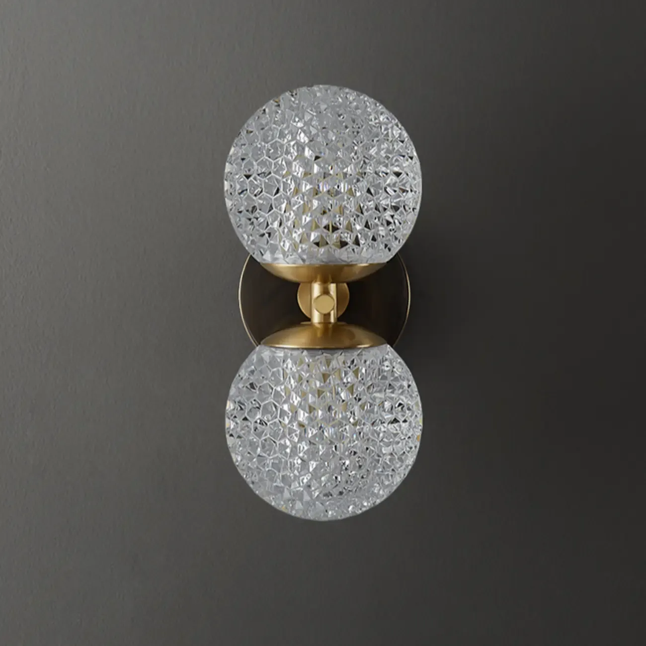 Shiny Gilded Exquisite Shade Wall Sconce Image - 12