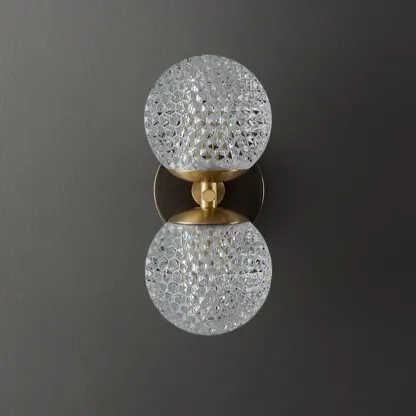 Shiny Gilded Exquisite Shade Wall Sconce Image - 12