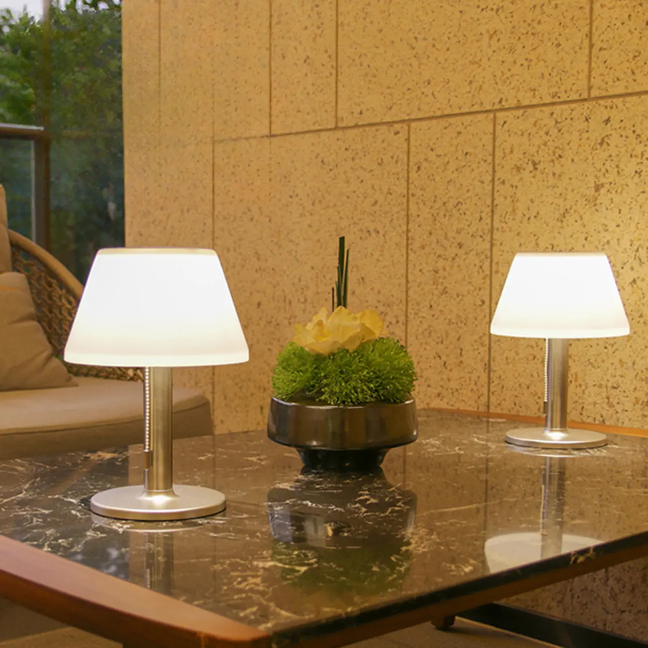 Modern Plastic Silver Minimalist Post Cap Light Image - 1 | homeyfad