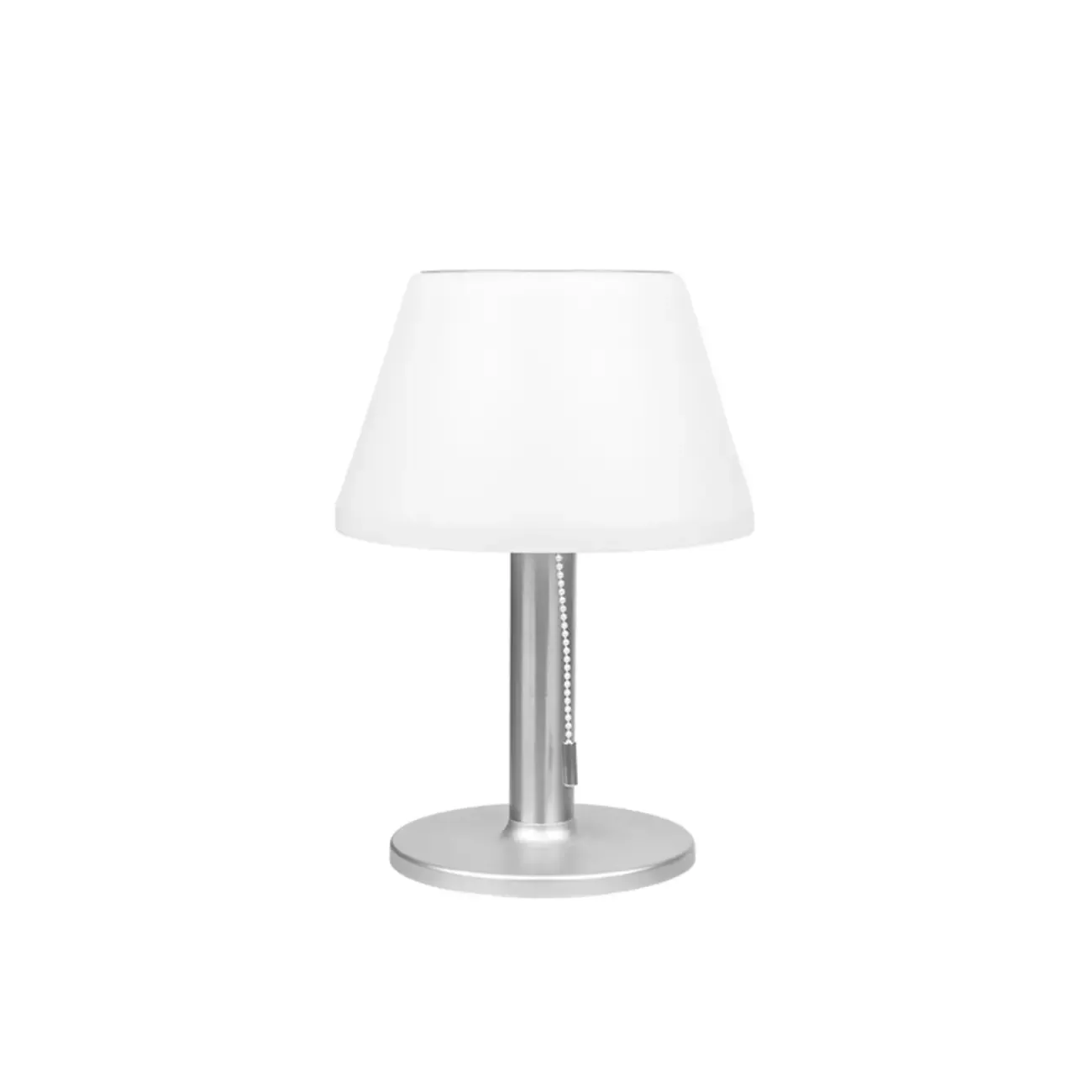 Modern Plastic Silver Minimalist Post Cap Light Image - 5