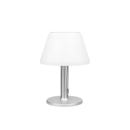 Modern Plastic Silver Minimalist Post Cap Light Image - 5