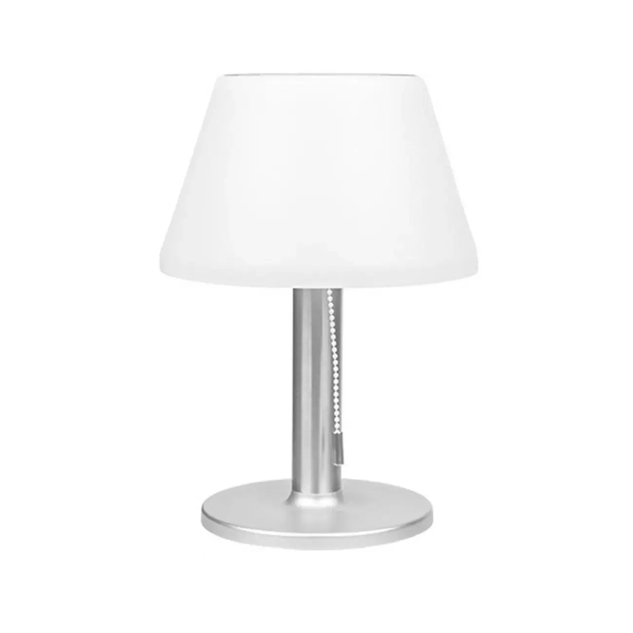 Modern Plastic Silver Minimalist Post Cap Light Image - 6