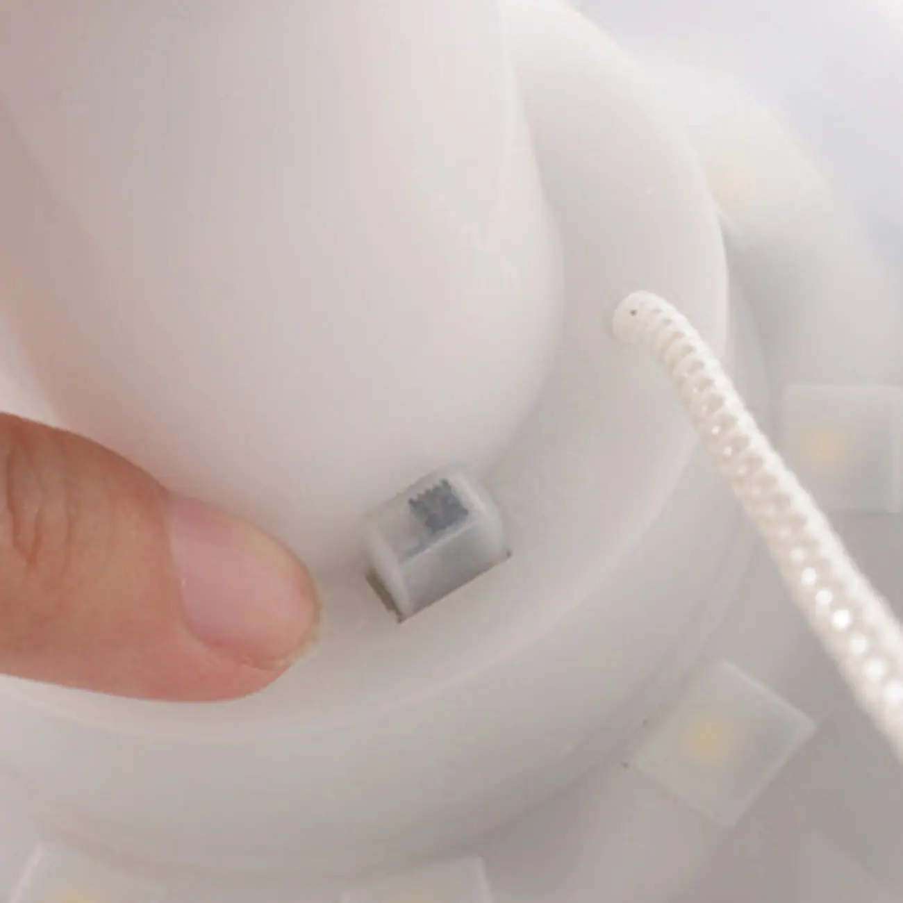 Modern Plastic Silver Minimalist Post Cap Light Image - 8 | homeyfad