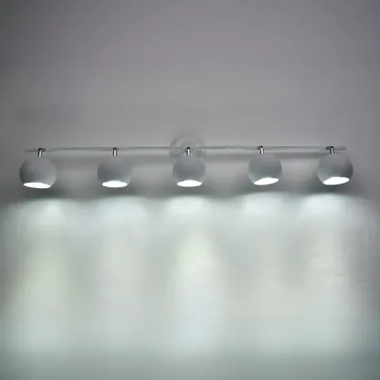 Modern Multi-Light Iron Adjustable Globe Wall Sconce Image - 7