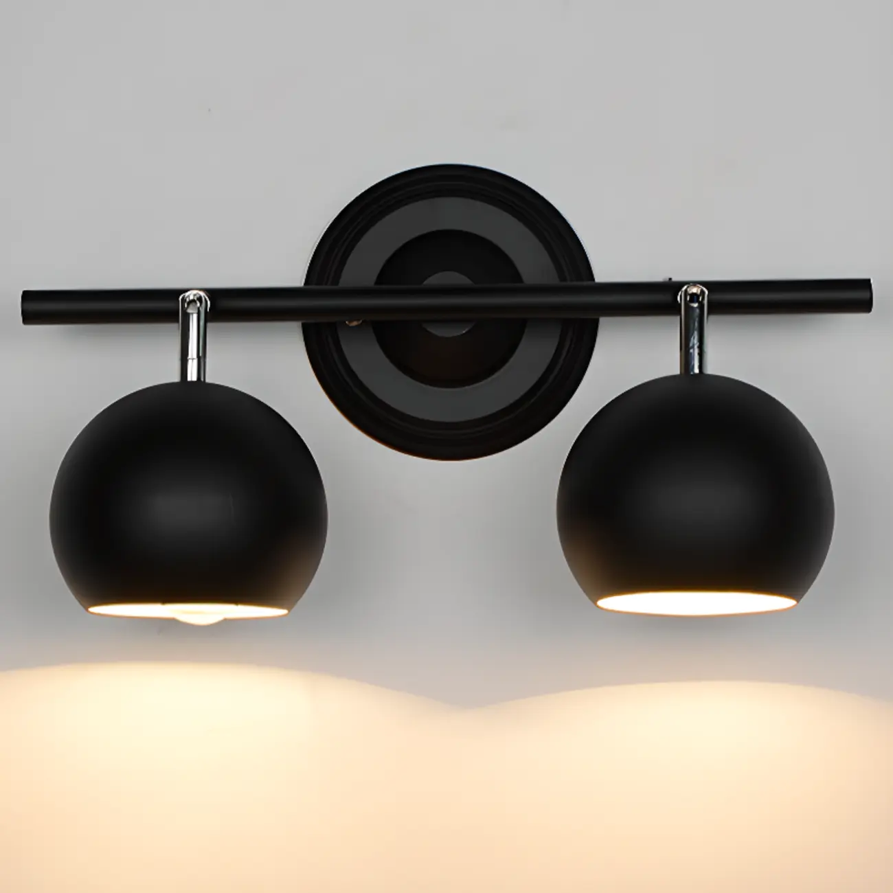 Modern Multi-Light Iron Adjustable Globe Wall Sconce Image - 14 | homeyfad