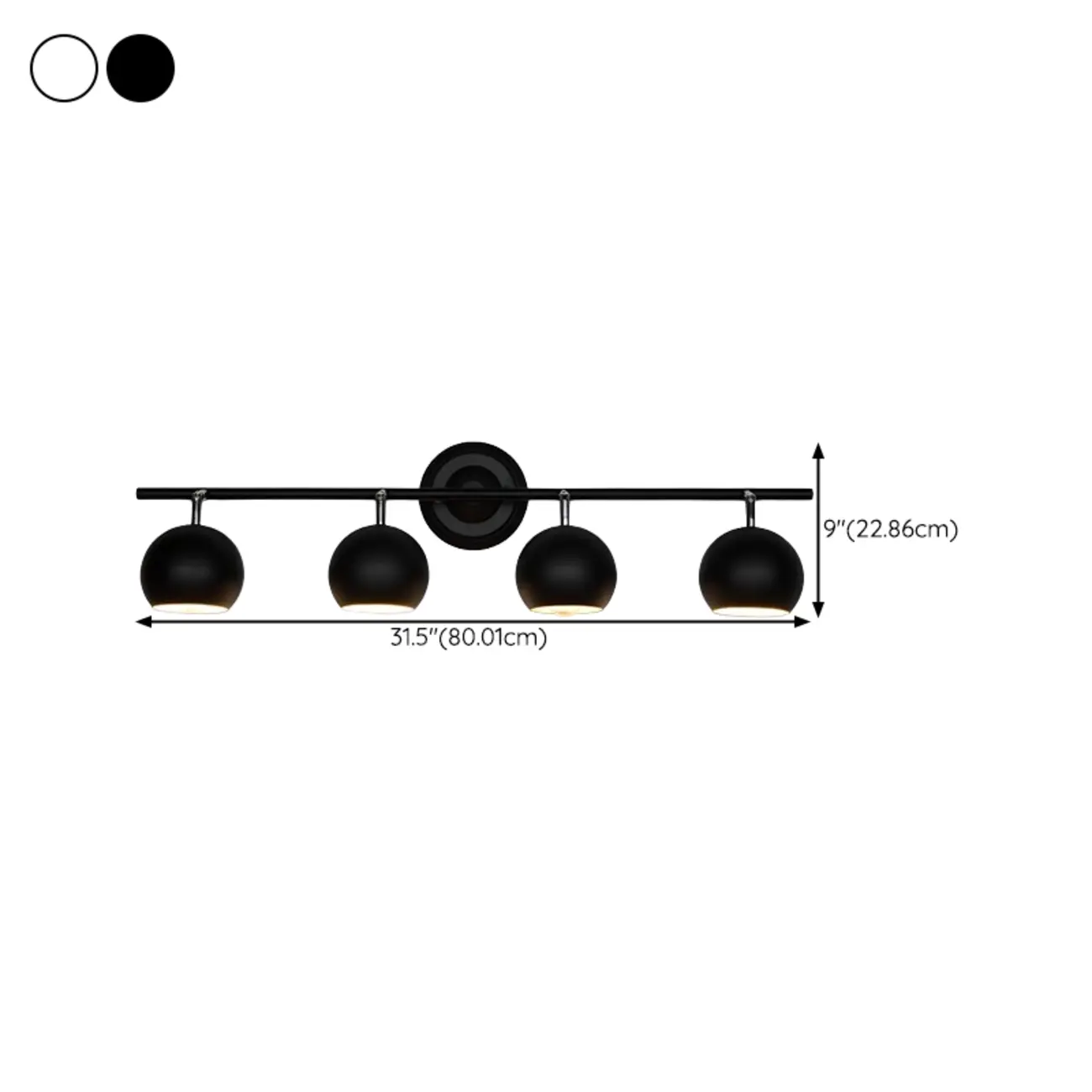 Modern Multi-Light Iron Adjustable Globe Wall Sconce Image - 17 | homeyfad