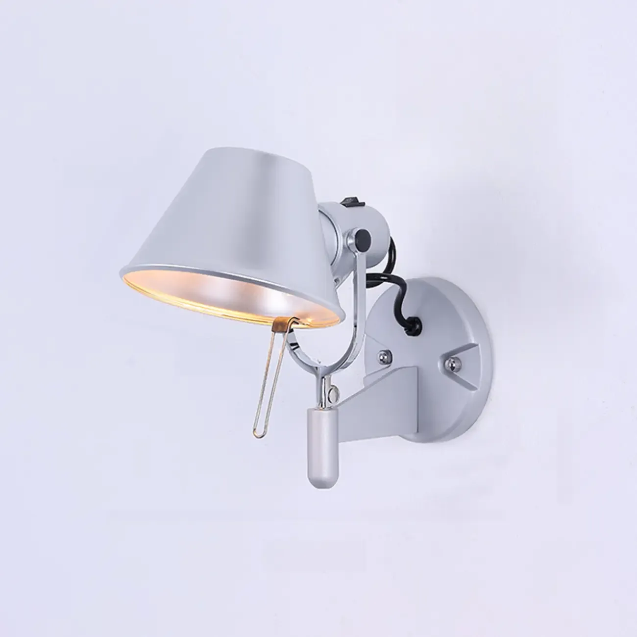 Plug-In Adjustable Swing Arm Wall Light for Interior Spaces Image - 7
