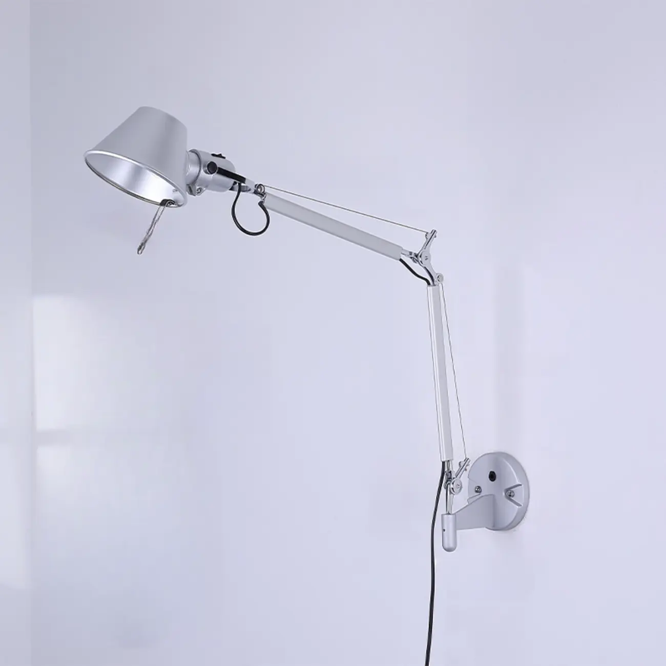 Plug-In Adjustable Swing Arm Wall Light for Interior Spaces Image - 10 | homeyfad