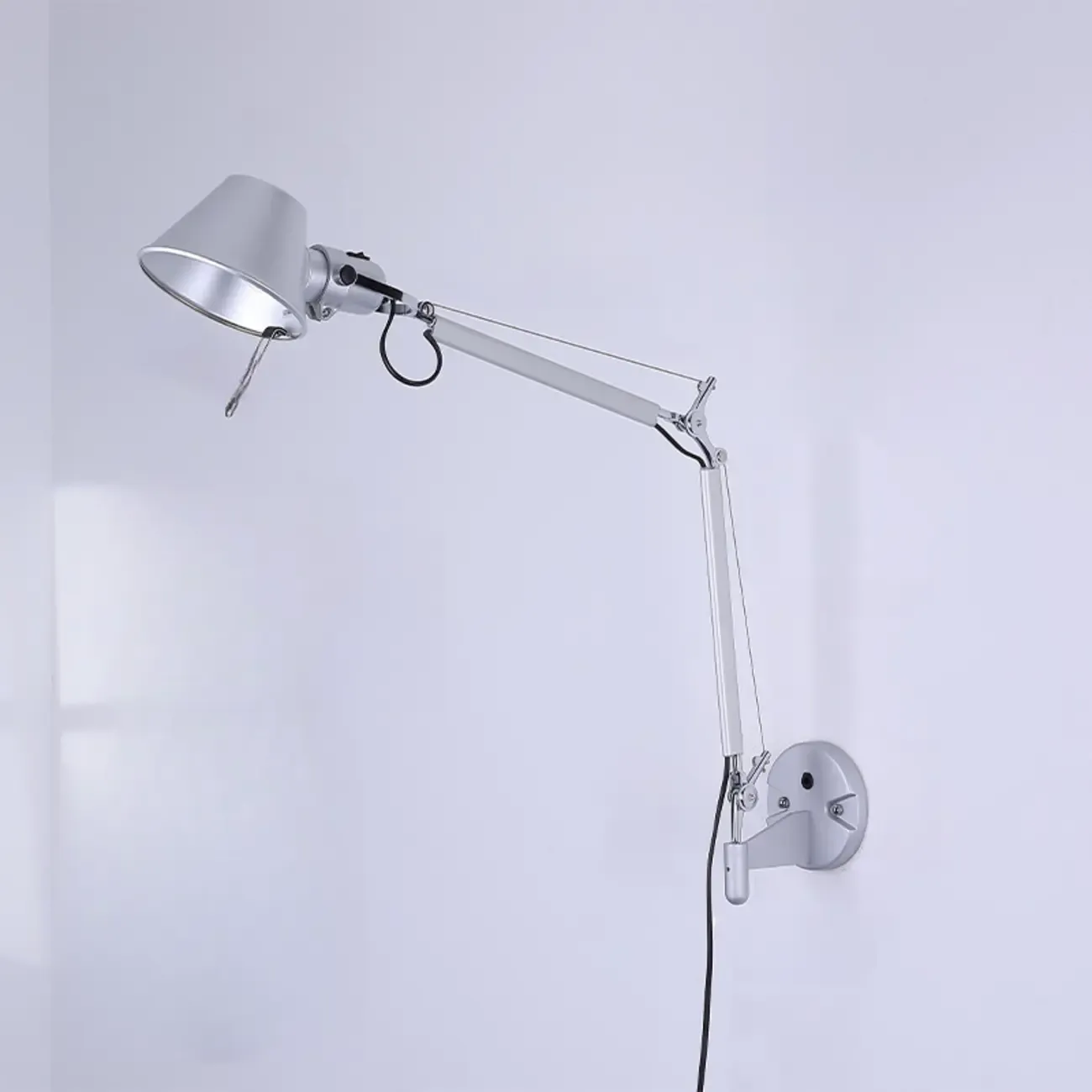 Plug-In Adjustable Swing Arm Wall Light for Interior Spaces Image - 10