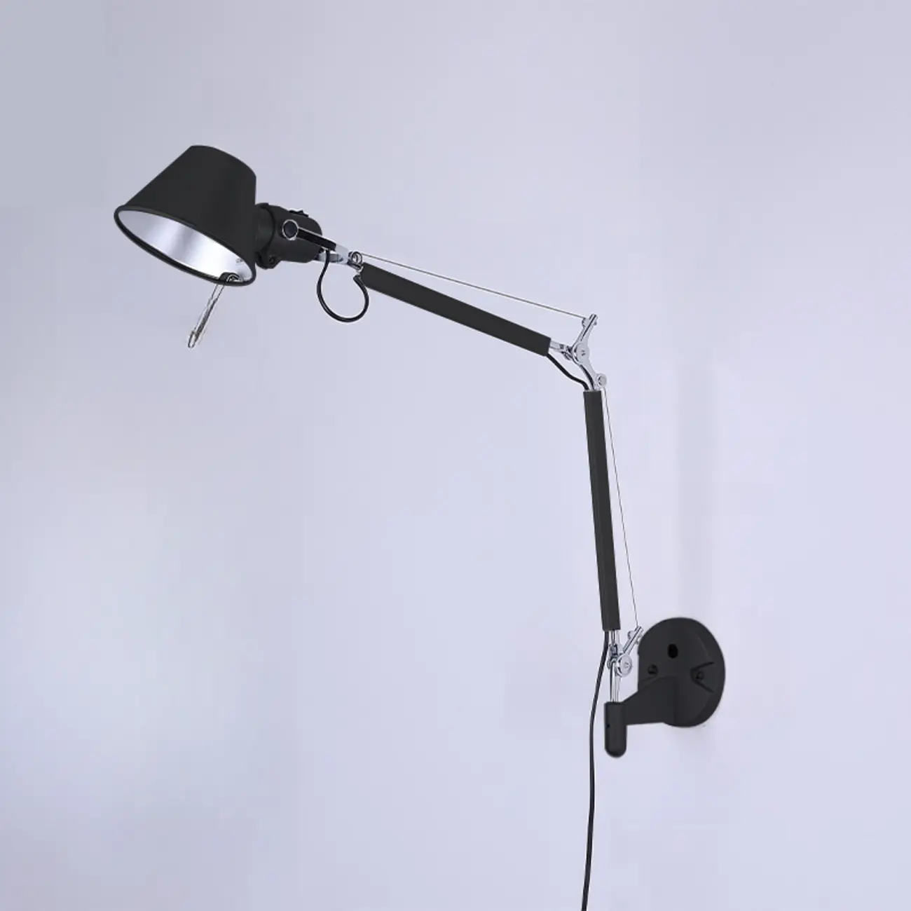 Plug-In Adjustable Swing Arm Wall Light for Interior Spaces Image - 2 | homeyfad