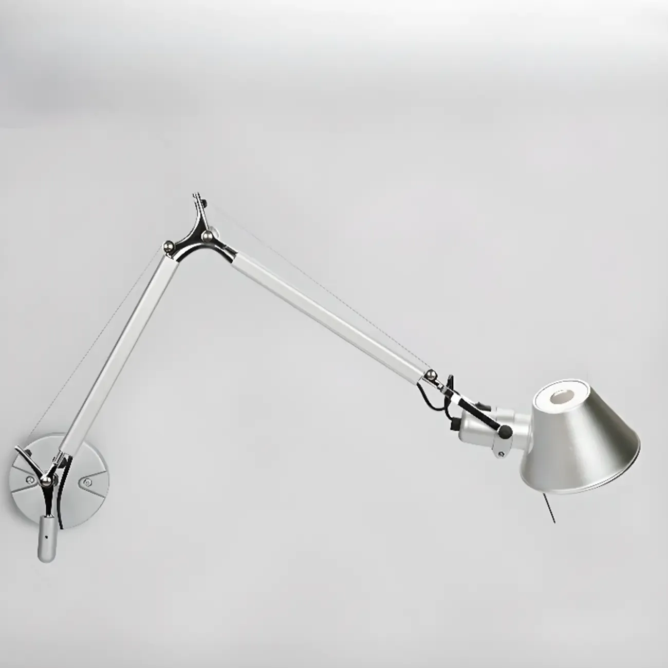 Plug-In Adjustable Swing Arm Wall Light for Interior Spaces Image - 11