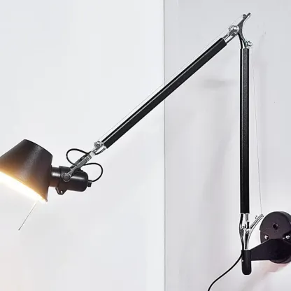 Plug-In Adjustable Swing Arm Wall Light for Interior Spaces Image - 18