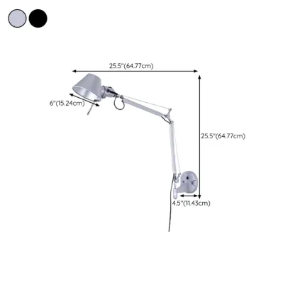 Plug-In Adjustable Swing Arm Wall Light for Interior Spaces Image - 20