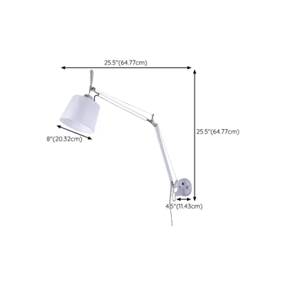Plug-In Adjustable Swing Arm Wall Light for Interior Spaces Image - 23