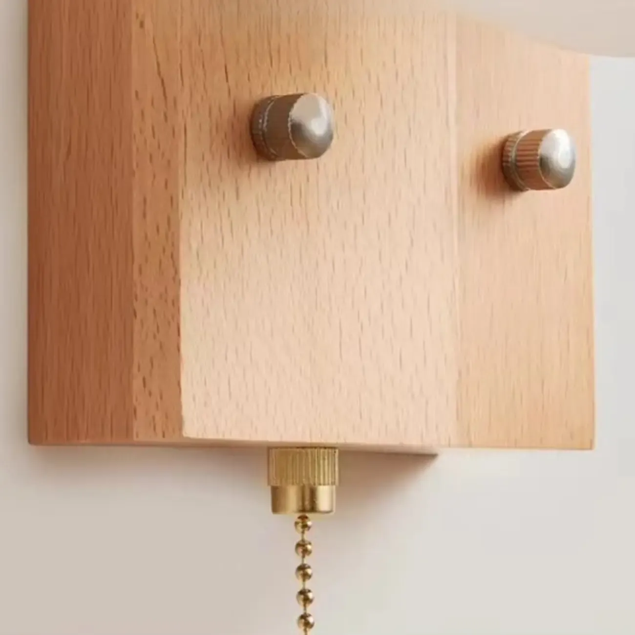 Pumpkin Acrylic Wall Sconce with Pull Switch for Bedroom