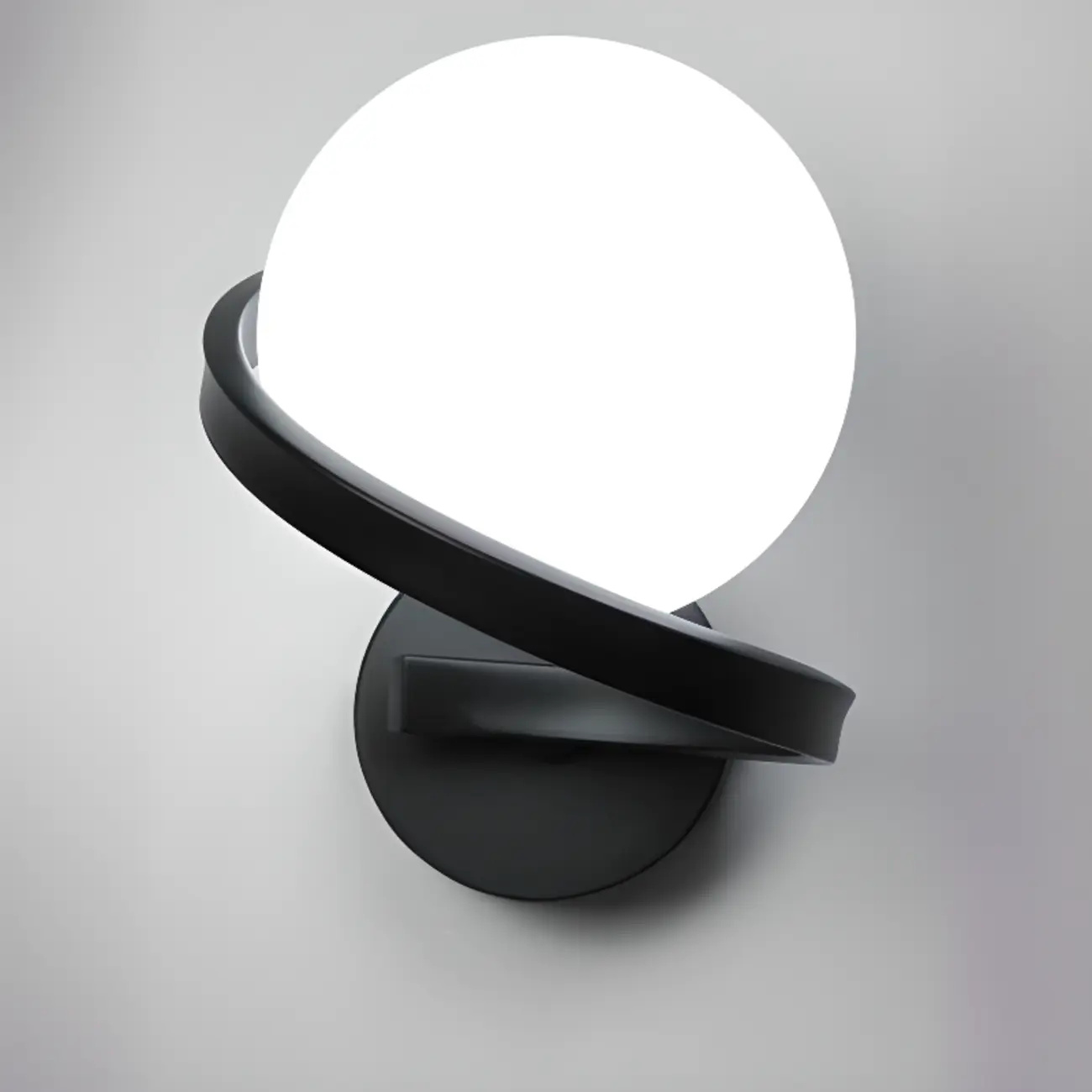 Modern Ball Wall Light, Polymer Shade, Home Decor Image - 11 | homeyfad