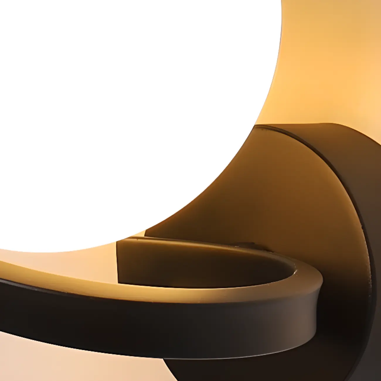 Modern Ball Wall Light, Polymer Shade, Home Decor Image - 16 | homeyfad