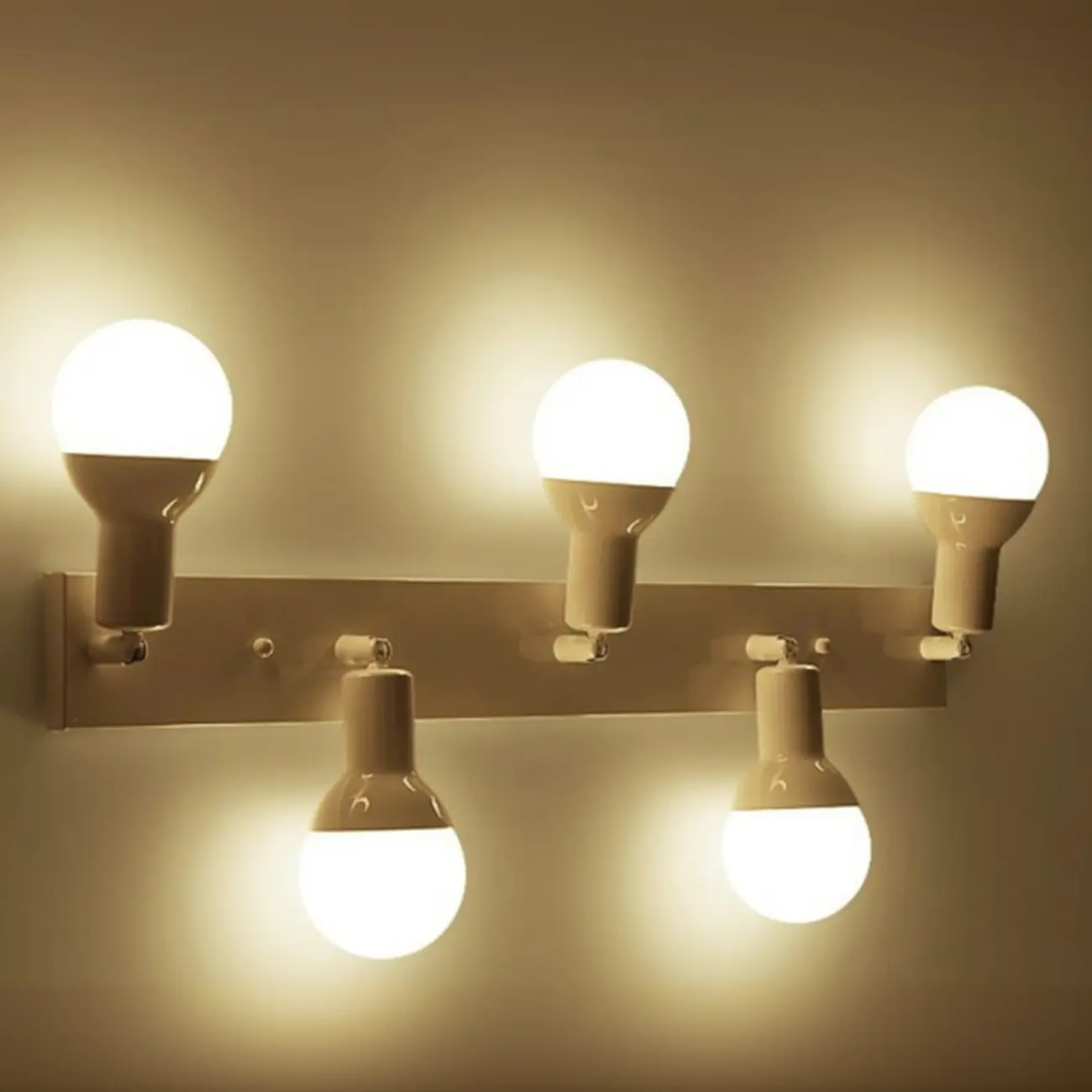 Modern White Multi -Light Bathroom LED Vanity Light | homeyfad