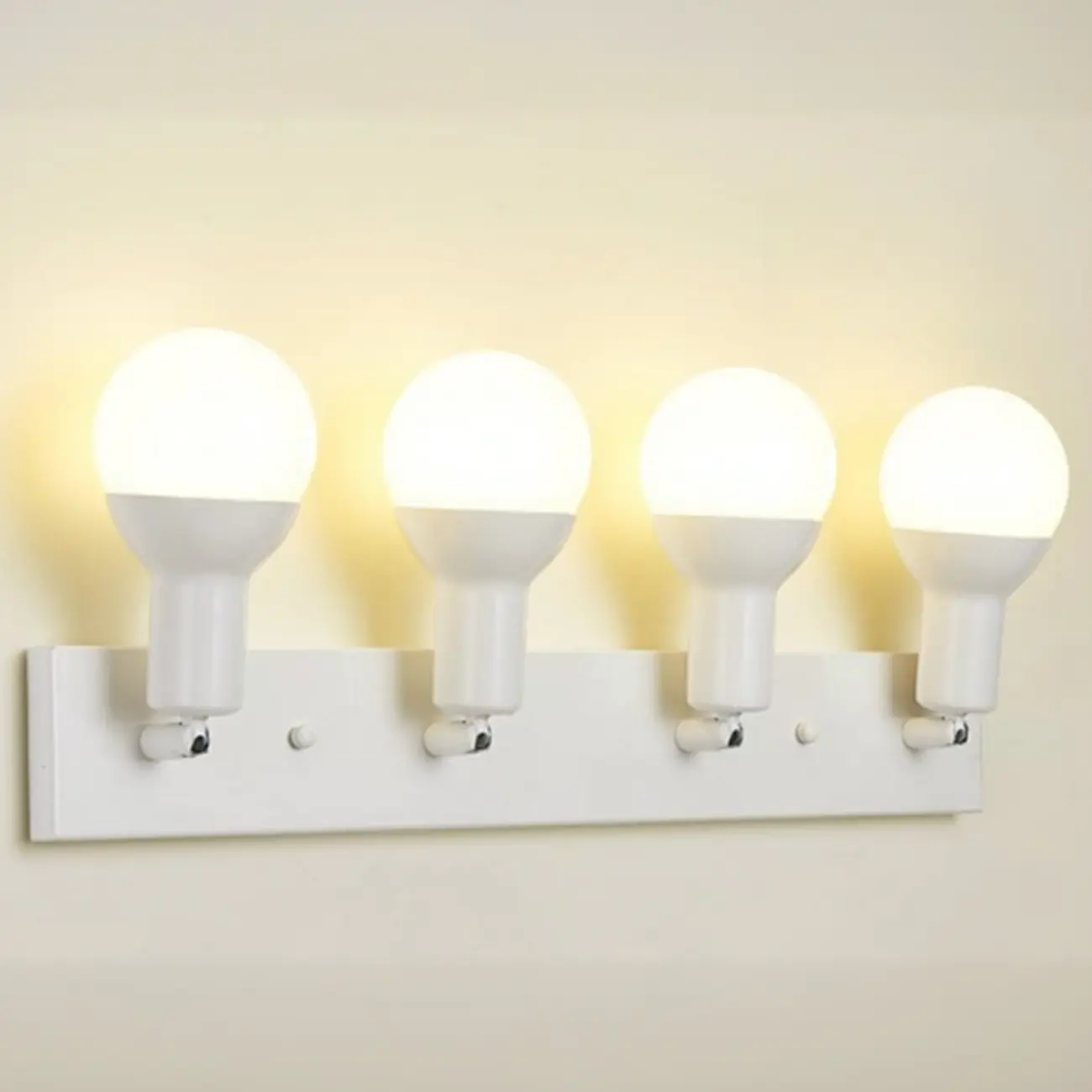 Modern White Multi -Light Bathroom LED Vanity Light | homeyfad