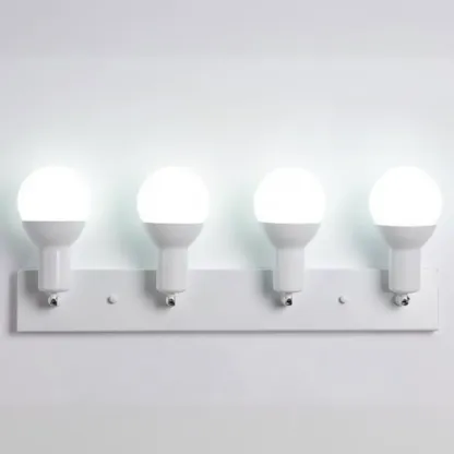 Modern White Multi -Light Bathroom LED Vanity Light