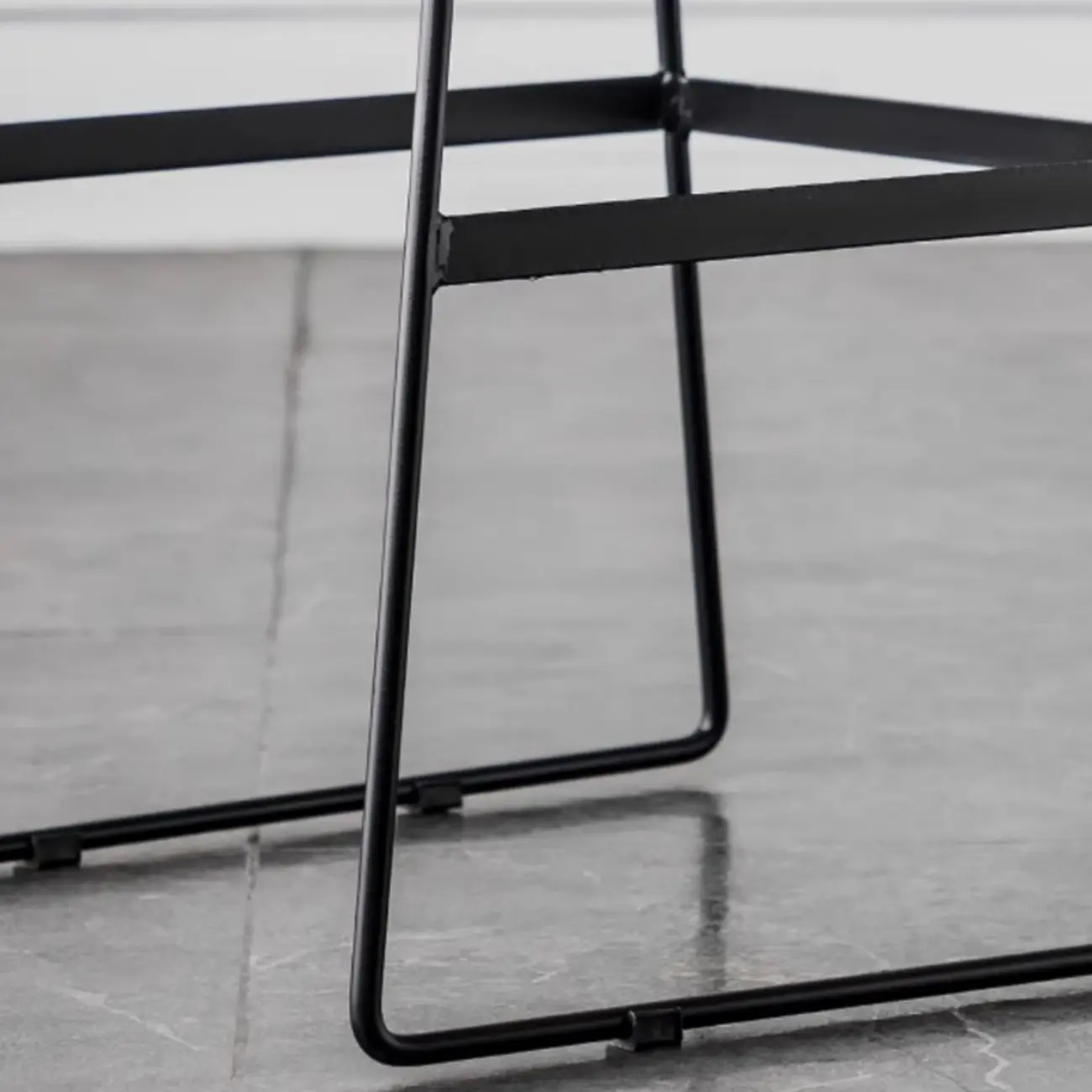 Modern Upholstered Low Back Metal Sled Bar Stools Image - 10 | homeyfad