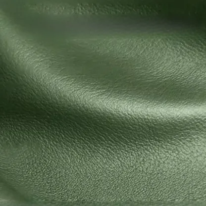 Modern Brown Leather Swivel Office Chair Image - 10