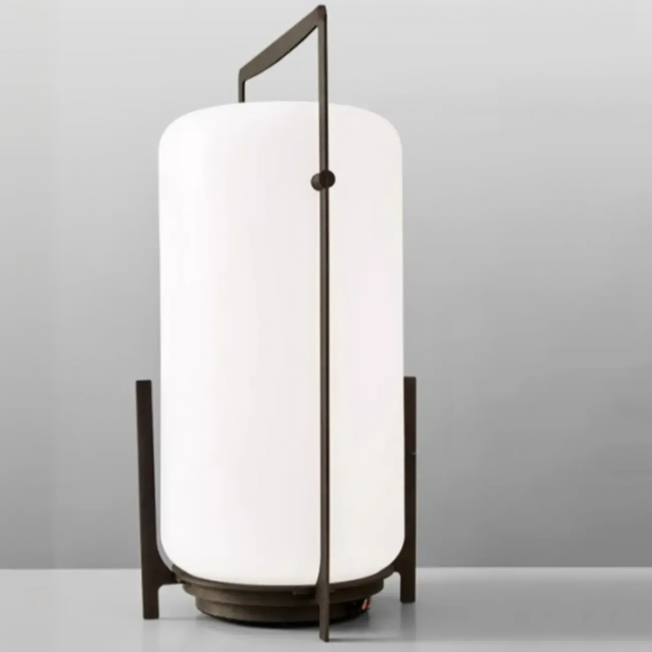 Modern Metal Lantern Solar Post Cap Light Image - 8