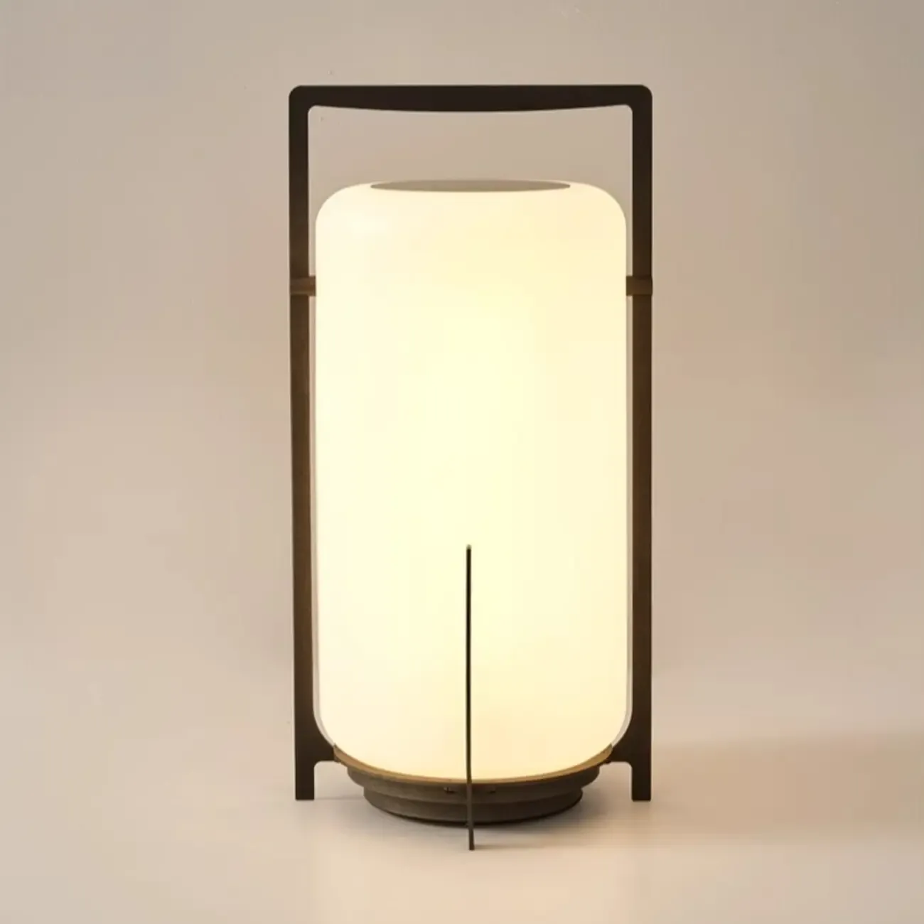 Modern Metal Lantern Solar Post Cap Light Image - 11