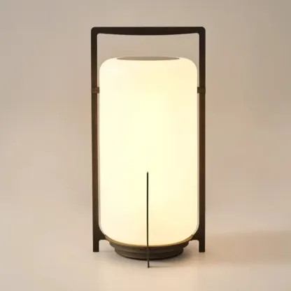 Modern Metal Lantern Solar Post Cap Light Image - 11