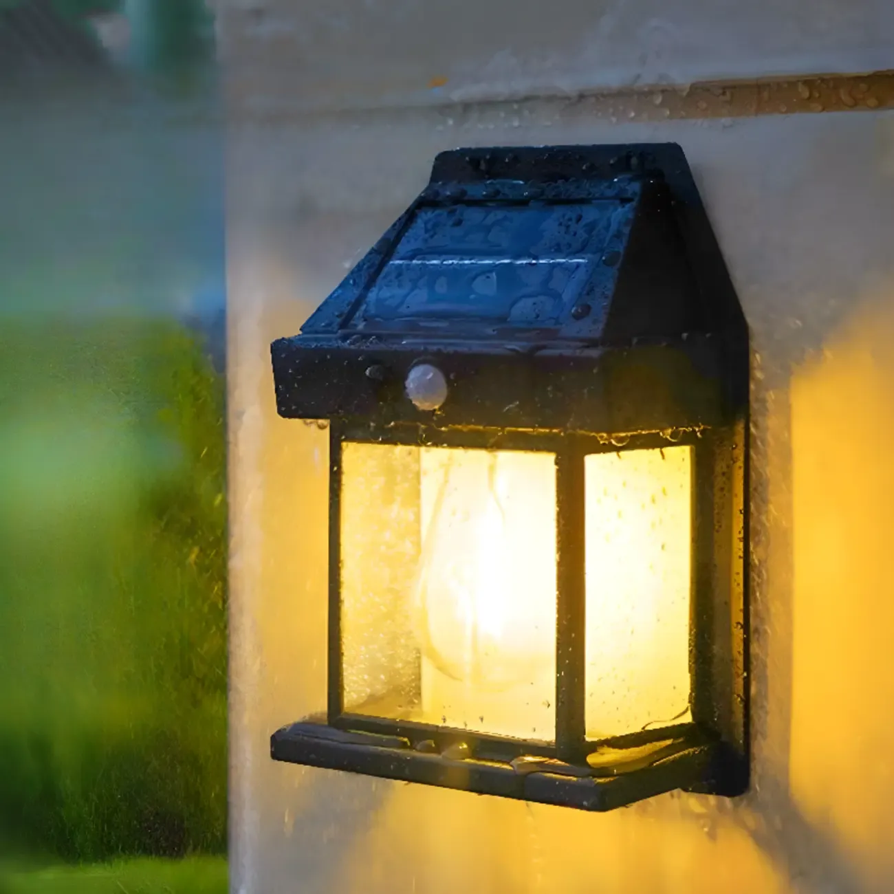 Modern Solar Metal Transparent Wall Sconce Image - 1