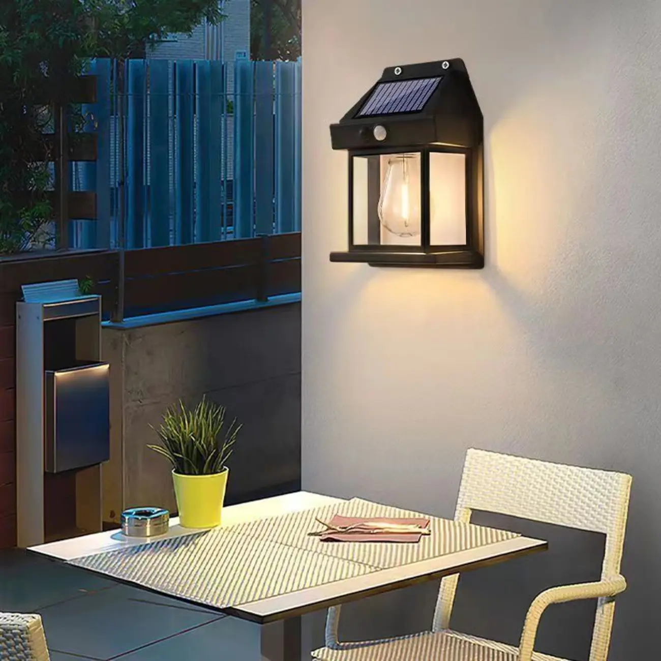 Modern Solar Metal Transparent Wall Sconce Image - 2 | homeyfad