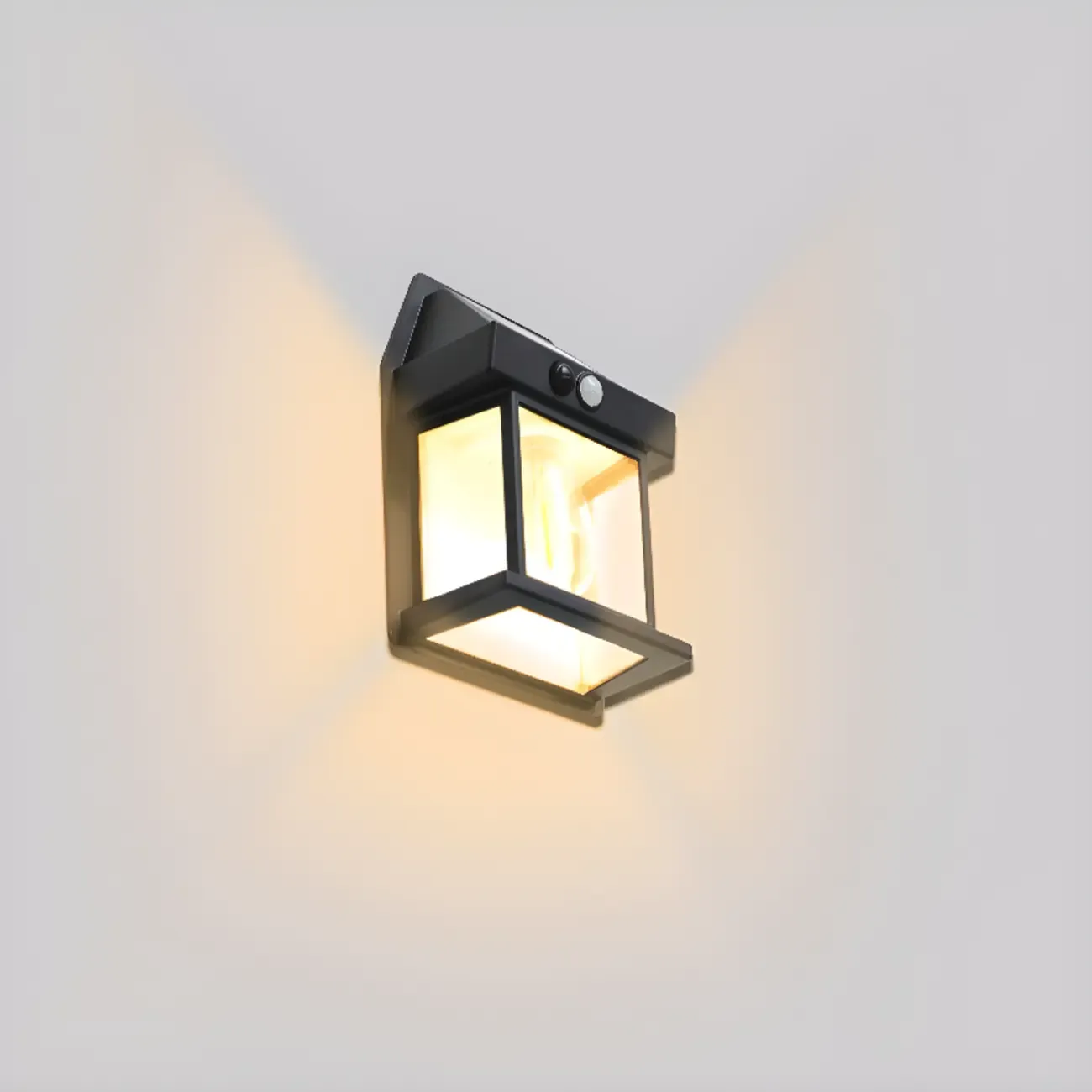 Modern Solar Metal Transparent Wall Sconce Image - 5
