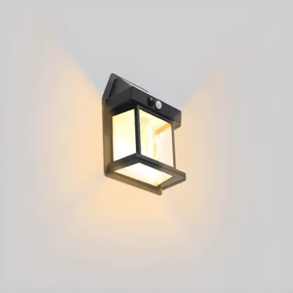 Modern Solar Metal Transparent Wall Sconce Image - 5