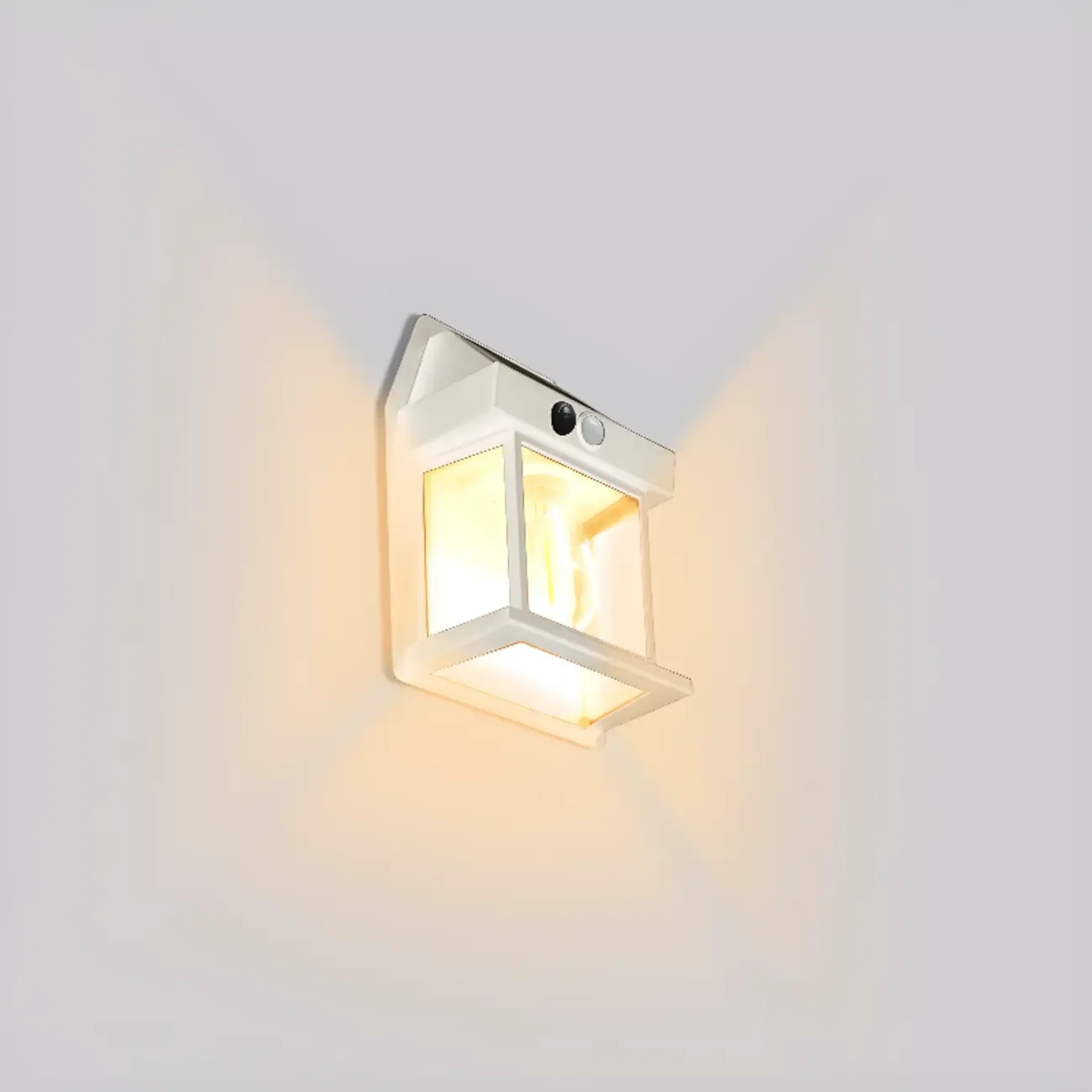 Modern Solar Metal Transparent Wall Sconce Image - 7