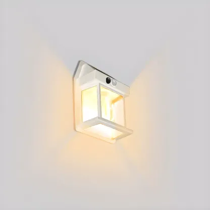 Modern Solar Metal Transparent Wall Sconce Image - 7