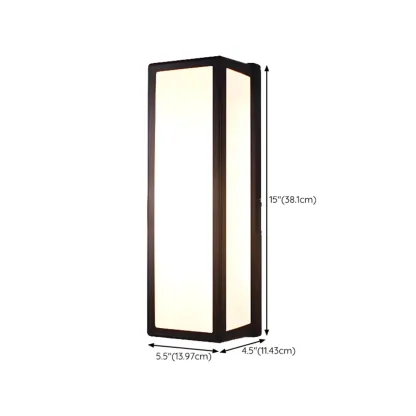 Modern Geometric Black Metal Flush Mount Wall Sconce Image - 17