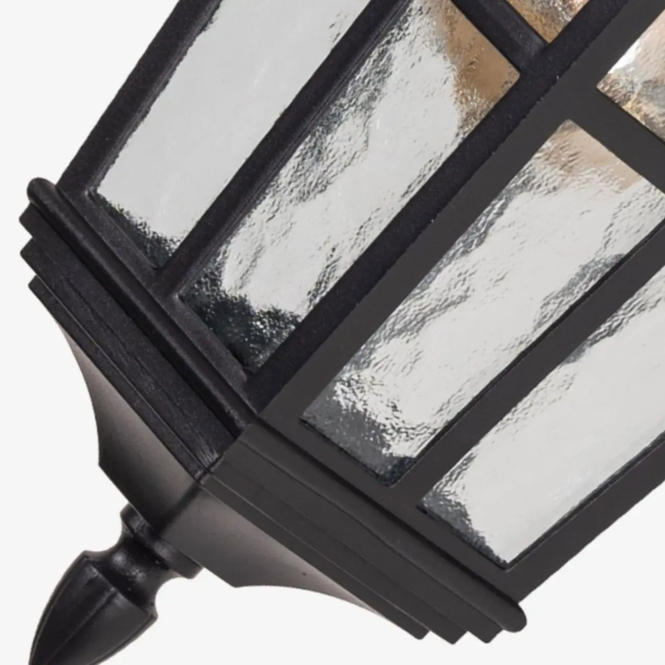 Vintage Black Outdoor Lantern Wall Sconce Image - 12 | homeyfad