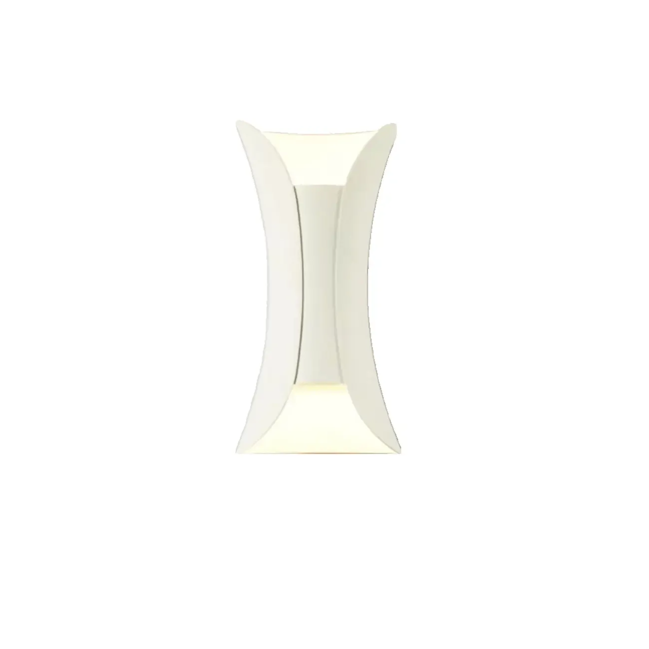 Modern 2-Light Metal Curve Wall Sconce Image - 6