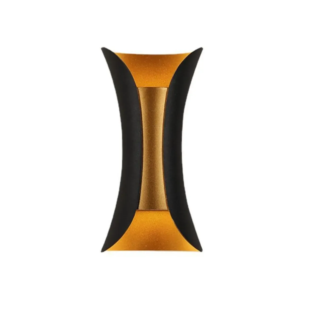 Modern 2-Light Metal Curve Wall Sconce Image - 9