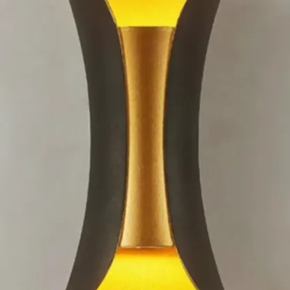 Modern 2-Light Metal Curve Wall Sconce Image - 17