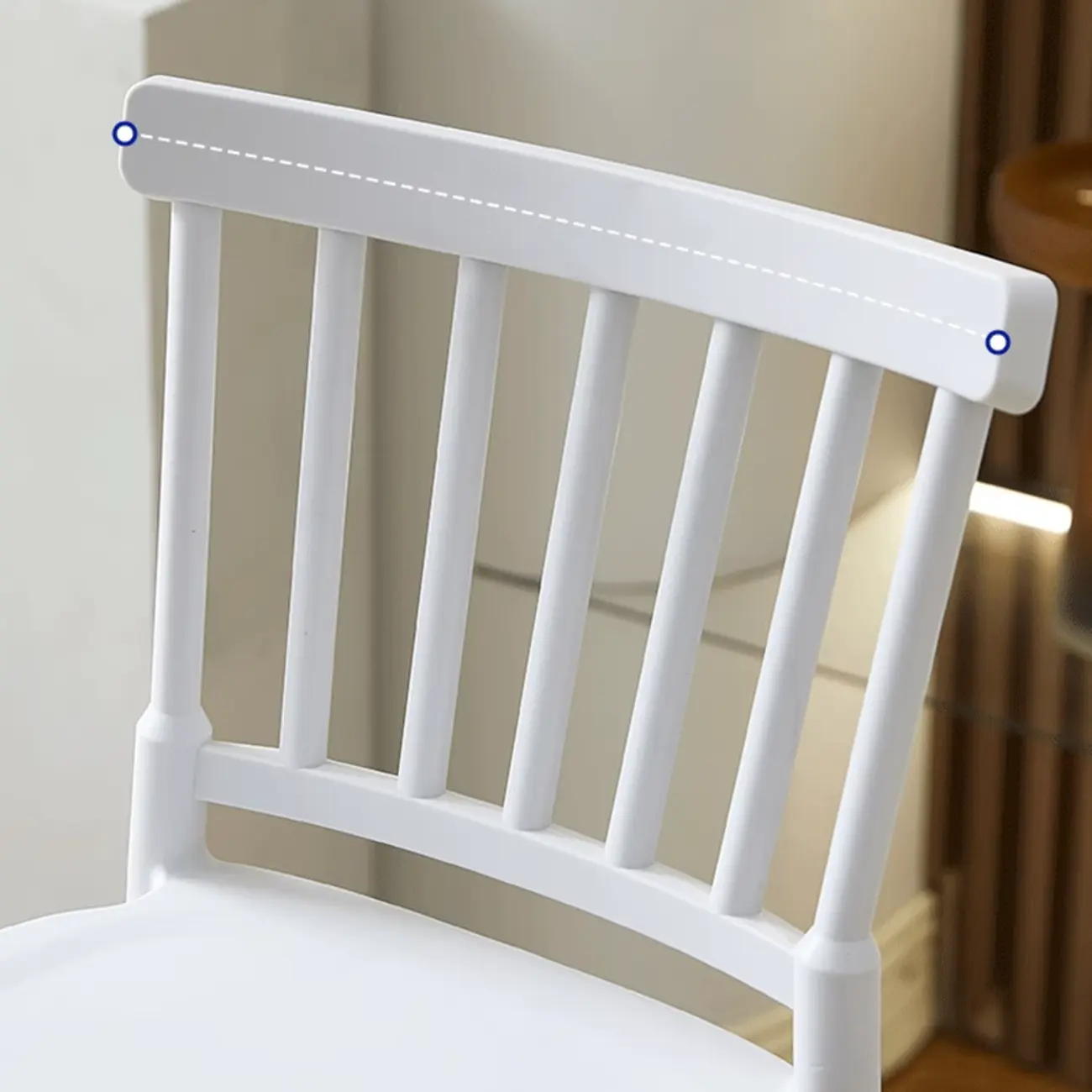 Modern Acrylic Square Counter Height Stools with Back Image - 6 | homeyfad