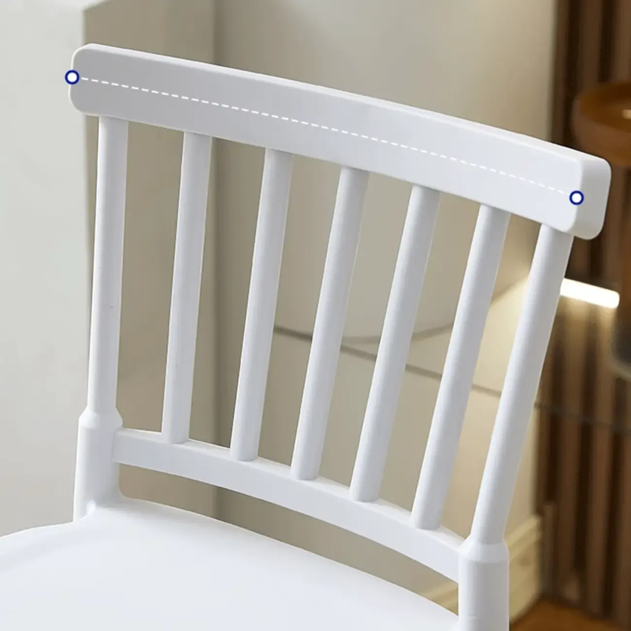 Modern Acrylic Square Counter Height Stools with Back Image - 6