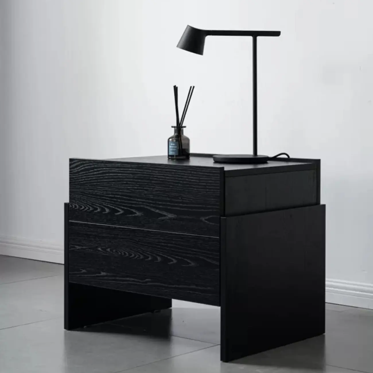 Modern Wood Drawer Storage Nightstand for Bedroom Image - 1 | homeyfad