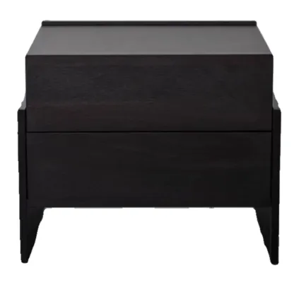 Modern Wood Drawer Storage Nightstand for Bedroom Image - 11