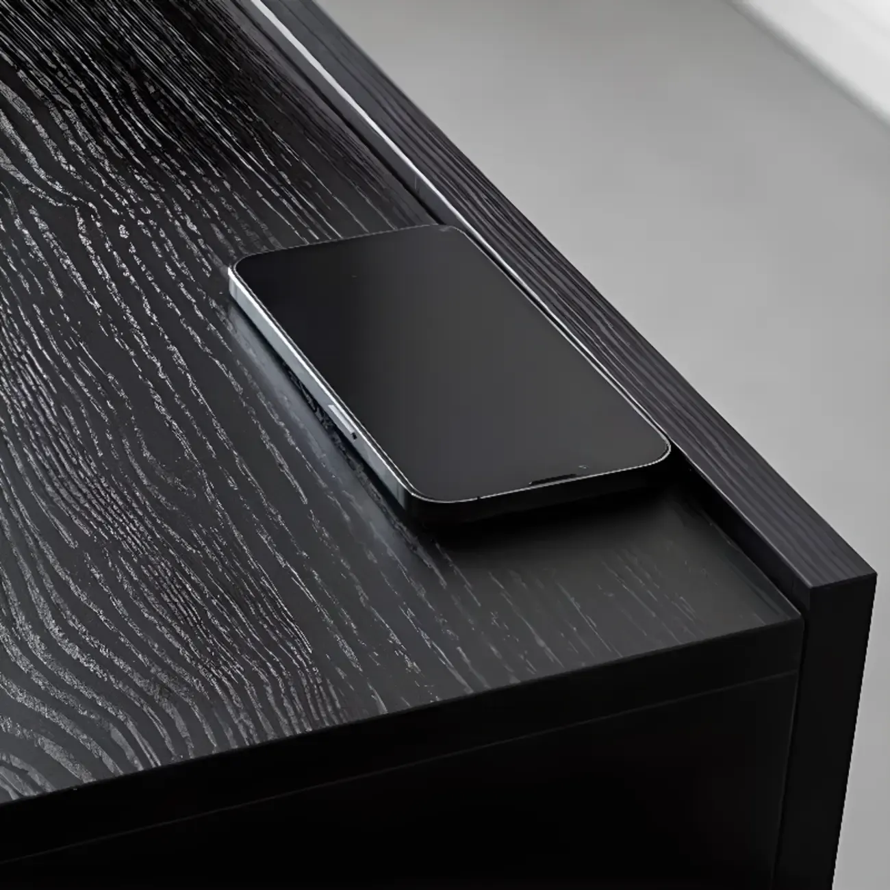 Modern Wood Drawer Storage Nightstand for Bedroom Image - 6