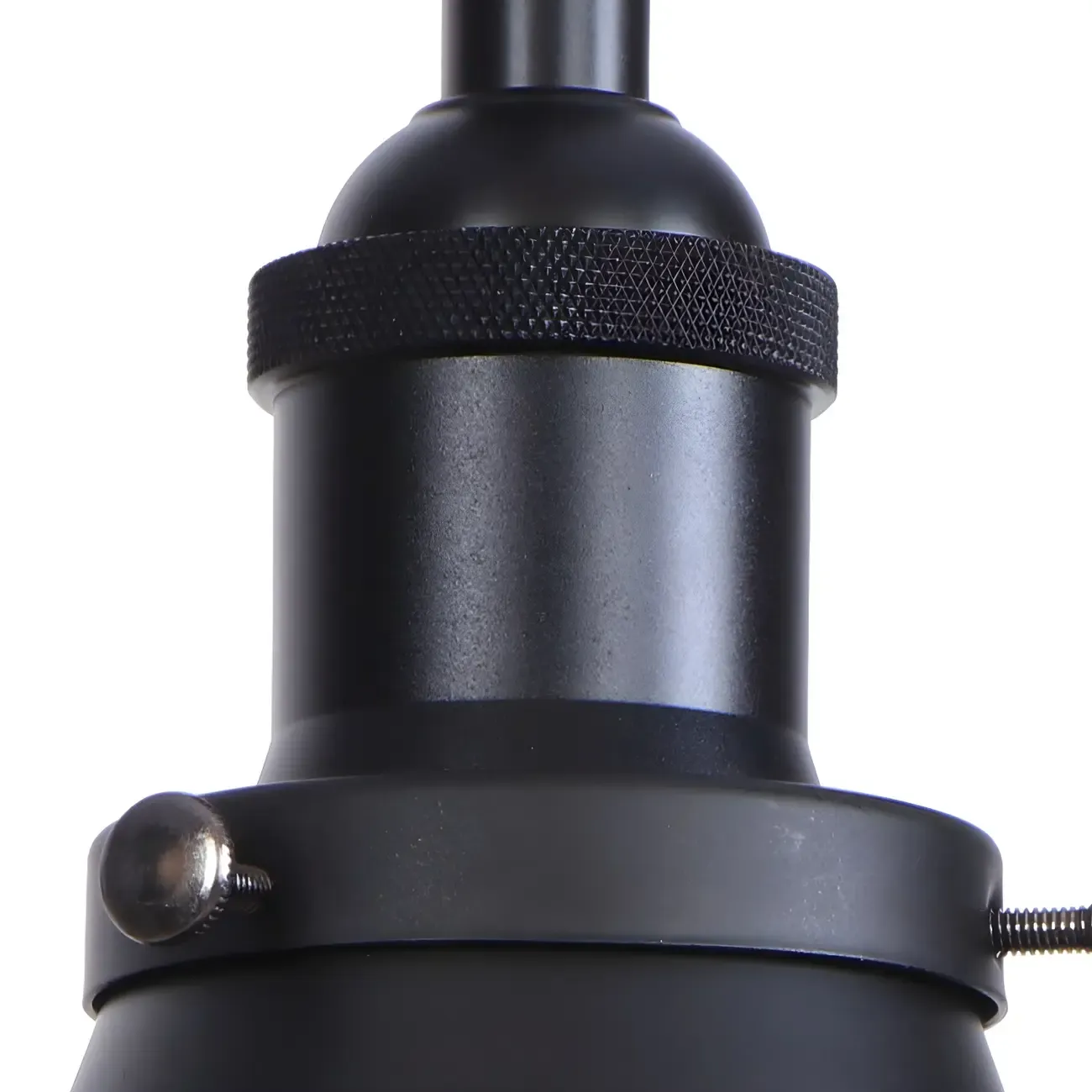 Tapered Metal Black Adjustable Swing Arm Wall Light Image - 5