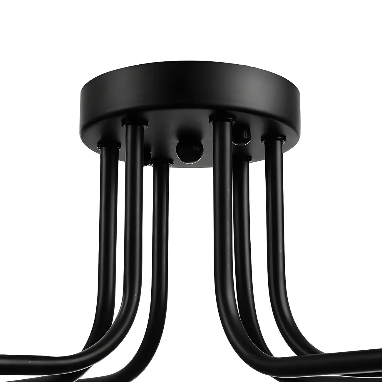 Vintage Industrial Semi Flush Ceiling Light for Dining Room Image - 16 | homeyfad