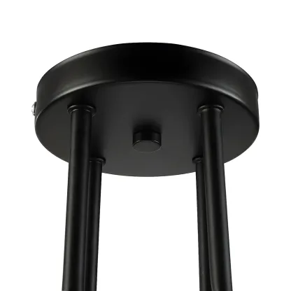 Vintage Industrial Semi Flush Ceiling Light for Dining Room Image - 23